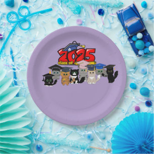 2025  "Straight Outta Senior Year"Graduation Party Paper Plate
