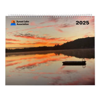 2025 Sunset Lake Calendar