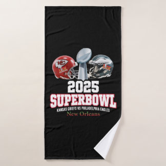 2025 Super Bowl Showdown Bath Towel