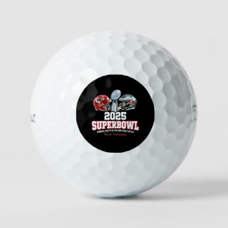 2025 Super Bowl Showdown  Golf Balls