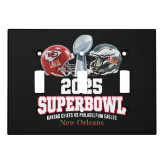 2025 Super Bowl Showdown  Light Switch Cover