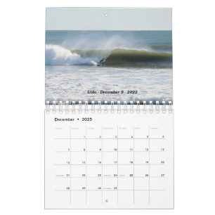 2025 Surf long Island wall calendar