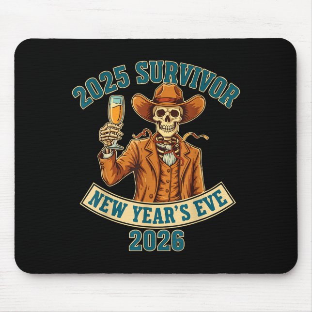 2025 Survivor New Year's Eve 2026  Mouse Pad (Front)