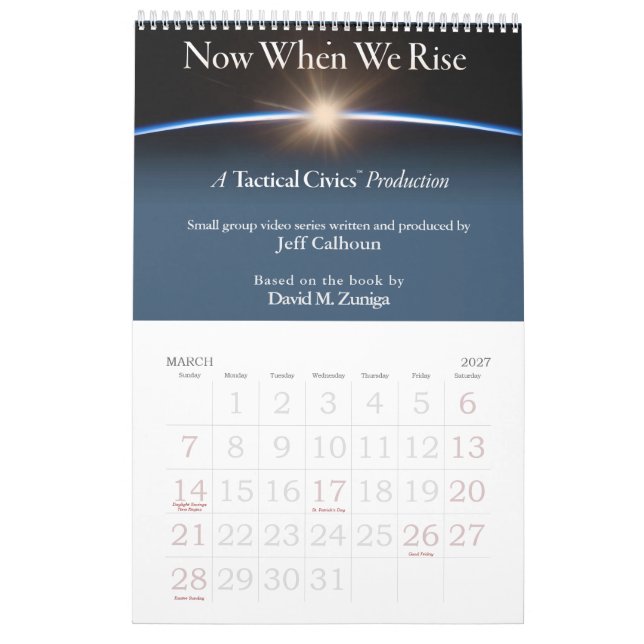 2025 Tactical Civics™ Calendar (Mar 2027)