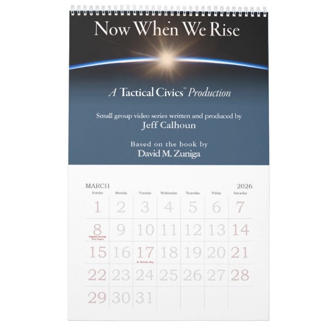 2025 Tactical Civics™ Calendar (Mar 2026)