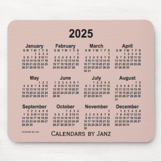 2025 Thistle Calendar by Janz Mouse Pad