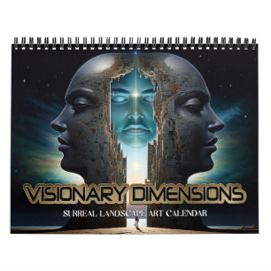 2025 Visionary Dimensions 6 Surreal Landscapes Calendar
