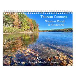 2025 Walden Pond/Concord Calendar