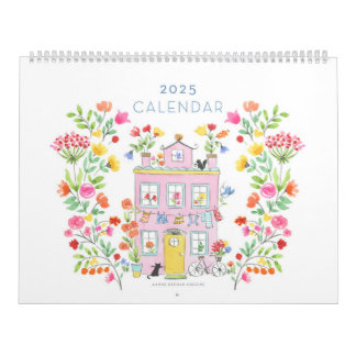 2025 Wall Calendar / Large 11"h x 14.25"w