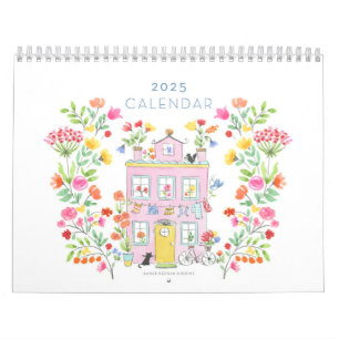 2025 Wall Calendar / Medium 8.5"h x 11"w
