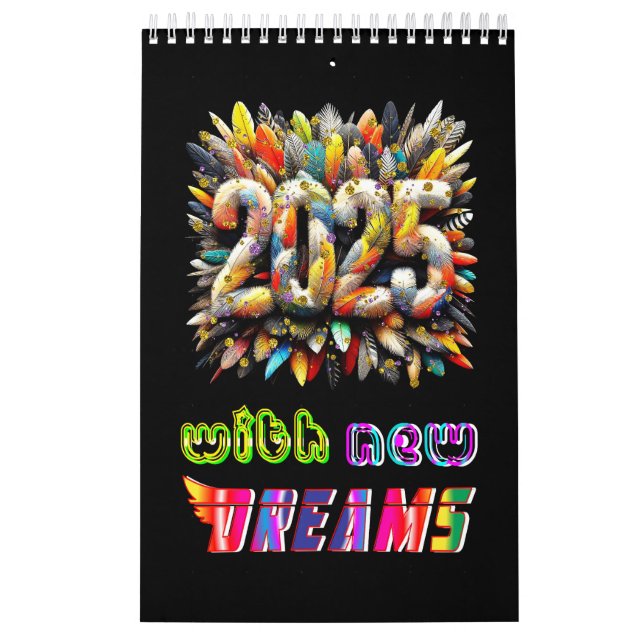 2025 With New Dreams Calendar (Cover)