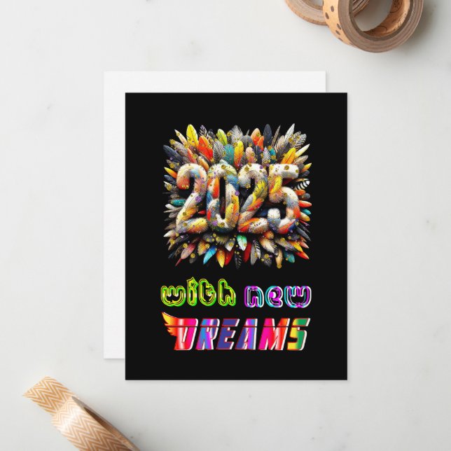 2025 With New Dreams Card (Front/Back In Situ)