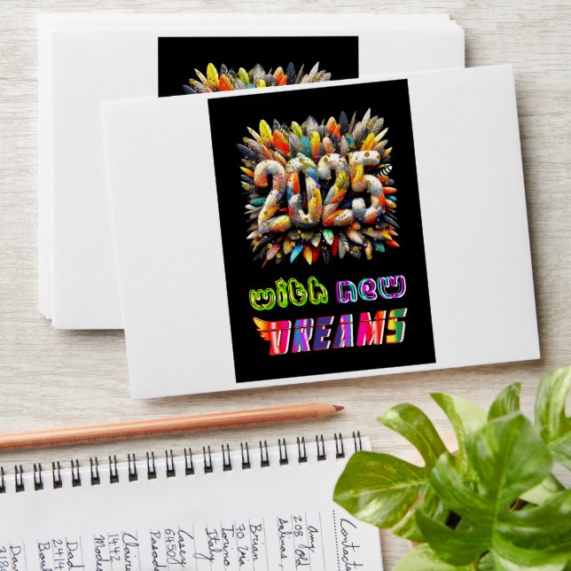 2025 With New Dreams Envelope (Stacked)