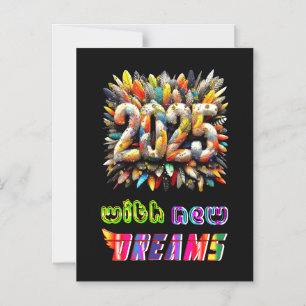 2025 With New Dreams Magnetic Invitation