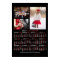 2025 Year Monthly Calendar Black Custom 3 Photos