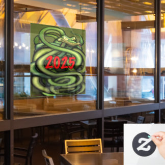 2025 Year of the Snake Window Cling