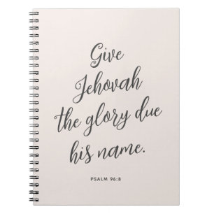 2025 Year Text JW Notebook