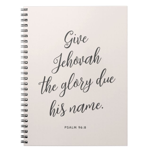 2025 Year Text JW Notebook (Front)