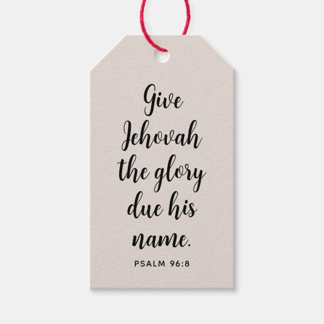 2025 YearText | JW Gift Tag (Front)