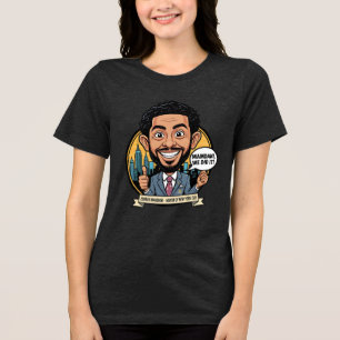 2025 Zohran Mamdani New York City We Did It! Tri-Blend Shirt