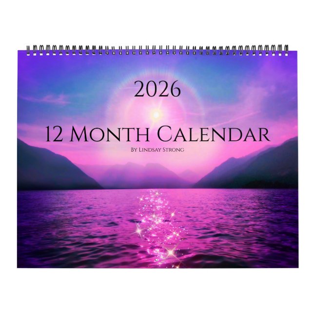 2026 12 Month Calendar by SSTRANGECLOUDSS  (Cover)