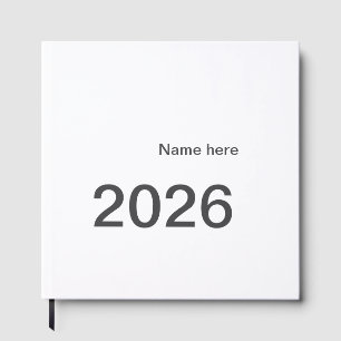 2026 2027 2028 name title here year bold letter  guest book