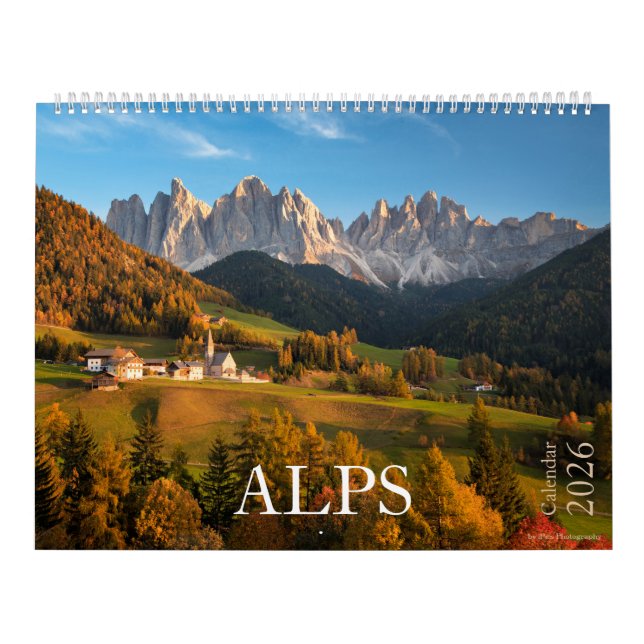 2026 Alps nature & landscape photo Calendar (Cover)