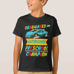 2026 Anthony Personalized Last Day Of Preschool Gr T-Shirt
