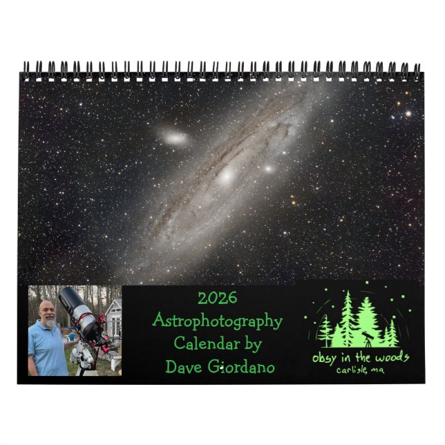 2026 Astrophotography Calendar by Dave Giordano (Cover)