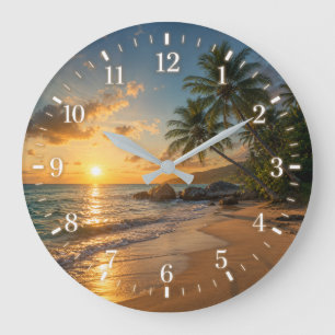 2026 Beach Watch Version Large Clock