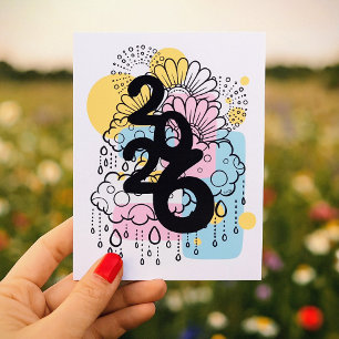 2026 Blooming After the Rain Postcard