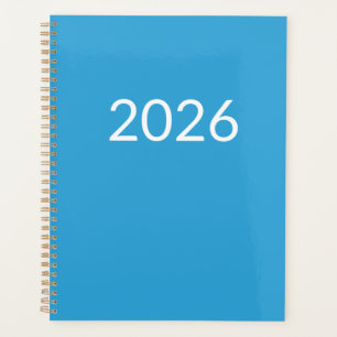 2026 Blue Colour Personalize Planner
