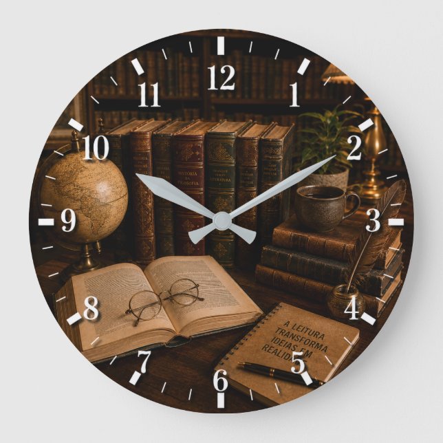 2026 Books Wall Clock (Front)