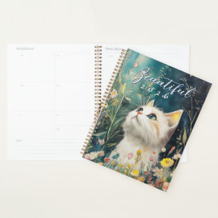 2026 Botanical Cat Planner   Minimal Cat Planner