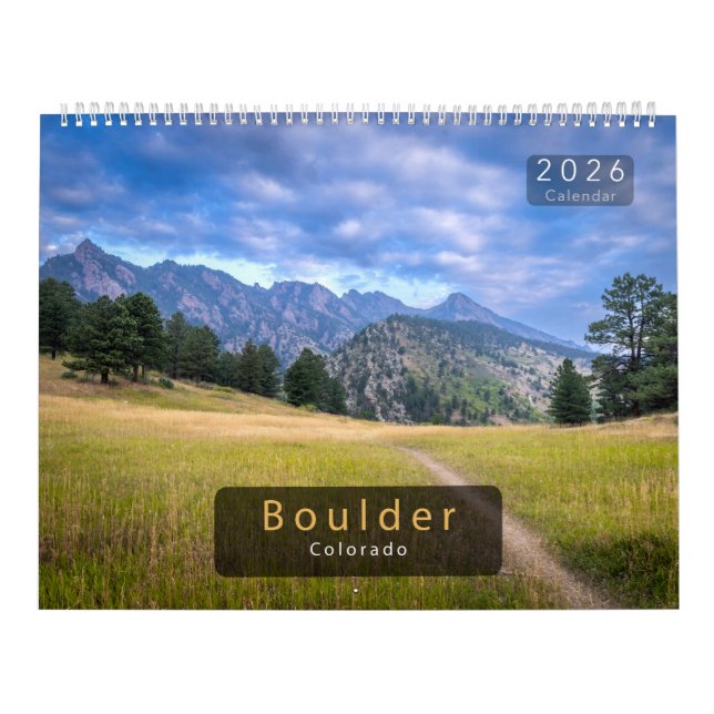 2026 Boulder Colorado Nature Calendar (Cover)