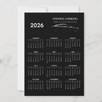 2026 Calendar Business Logo Auto Detailing Repair 