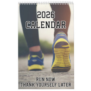 2026 Calendar For Female Runner Running Motivation