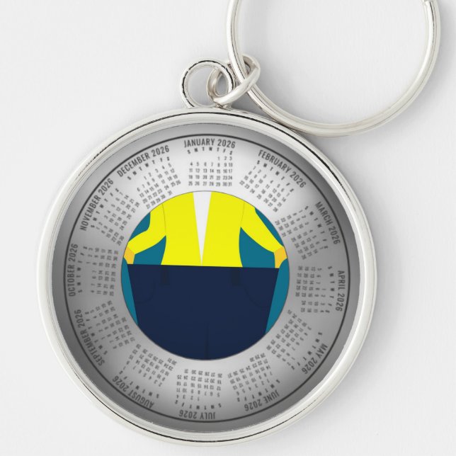 2026 Calendar Keychain Weight Loss (Front)