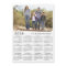 2026 Calendar Magnet Family Photo White Black