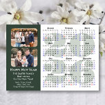 2026 Calendar Modern Sage Green Minimalist 2 Photo Holiday Card<br><div class="desc">2026 Calendar Modern Sage Green Minimalist 2 Photo Holiday Card. All the texts are pre-arranged for you to personalize easily and quickly with your own details. Wish you all a Happy Holidays and an Amazing New Year! For many other card designs, please visit : (Holiday Postcards) https://www.zazzle.com/collections/119061188490678832 (Holiday Magnetic Cards)...</div>