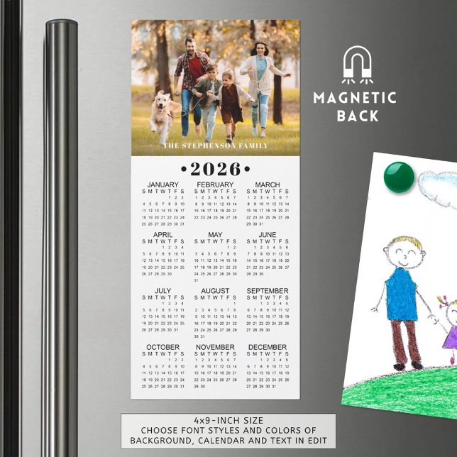 2026 Calendar Photo Custom Magnetic (Creator Uploaded)