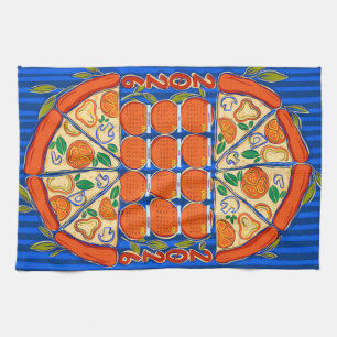 2026 Calendar - Pizza Calendar Kitchen Towel