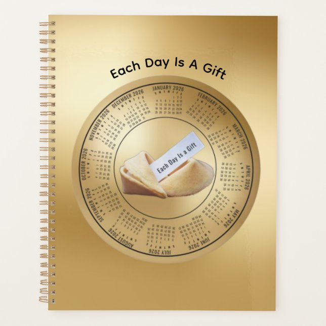 2026 Calendar Planner Each Day Is A Gift (Devant)