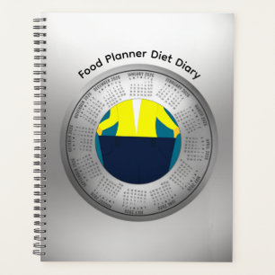 2026 Calendar Planner Food and Diet Diary
