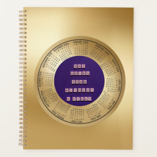 2026 Calendar Quote Not Going Down Without A Fight Planner