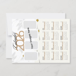 2026 calendar with image postcard