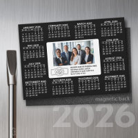 2026 Calendar with logo Contact Information Magnet