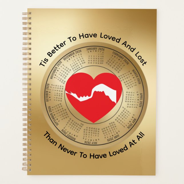 2026 Calendrier Carnet de rendez-vous des couples  (Devant)