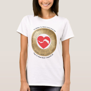 2026 Calendrier T-shirt Tee pour les amoureux