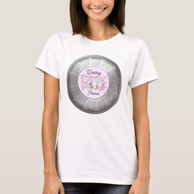 2026 Calendrier Wedding planner Tee T-shirt (Devant)